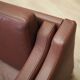 Brown leather sofa, Danish design, 1970s, production: Denmark