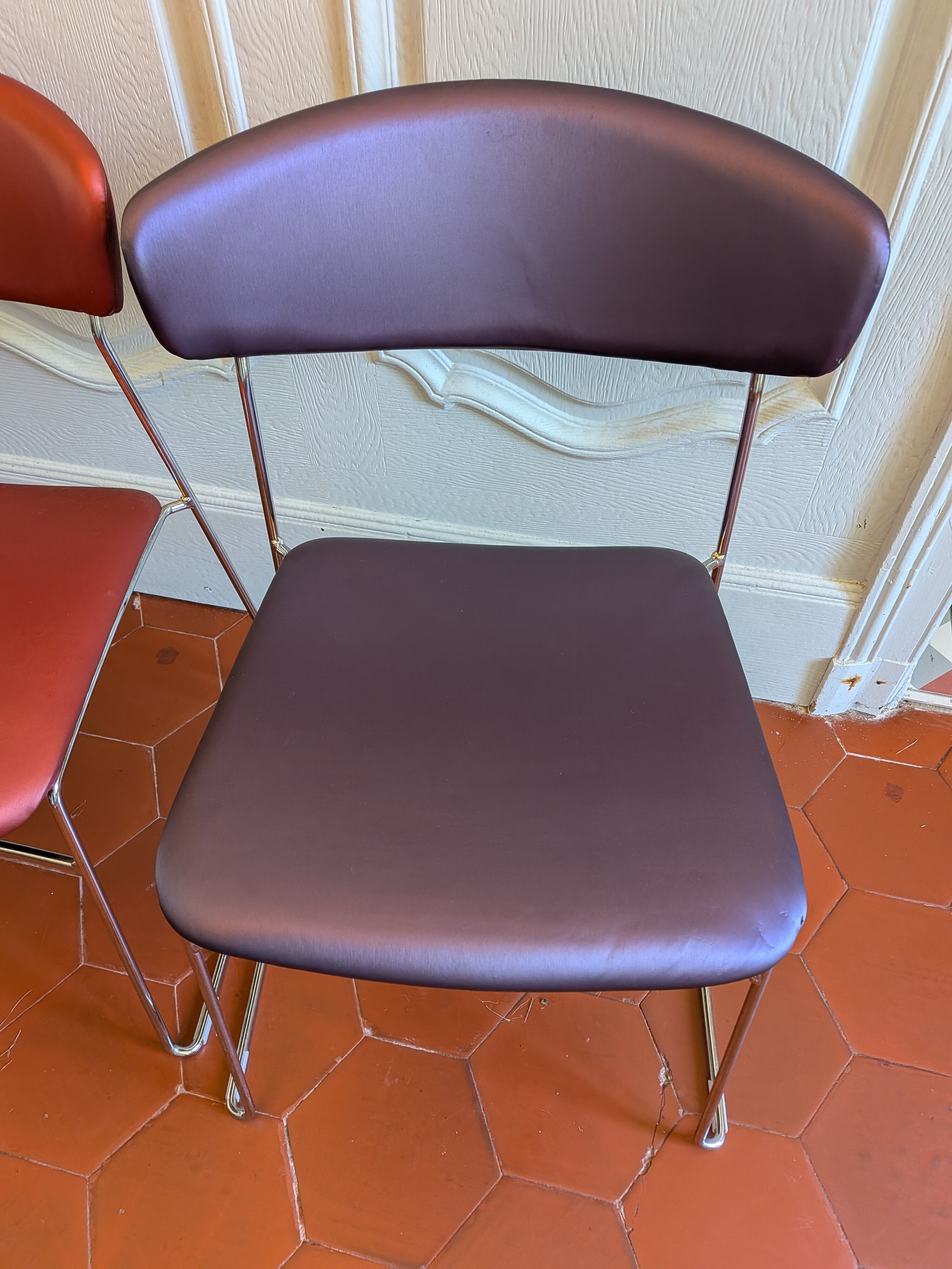 Lot de 4 chaises Wolfgang par Fornasari