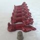 6 ceramic poodle dog knife holders