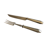 Knife and cutting fork