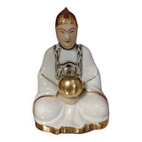 Night light art deco porcelain Limoges Charles serpault Buddha perfume burner