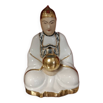 Night light art deco porcelain Limoges Charles serpault Buddha perfume burner