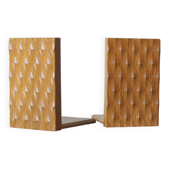 Mid-Century Wooden Bookends, 1960s, Set of 2