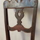 Mulched and sculpted chair, popular art of the 19th century