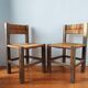 Vintage brutalist chairs 1950
