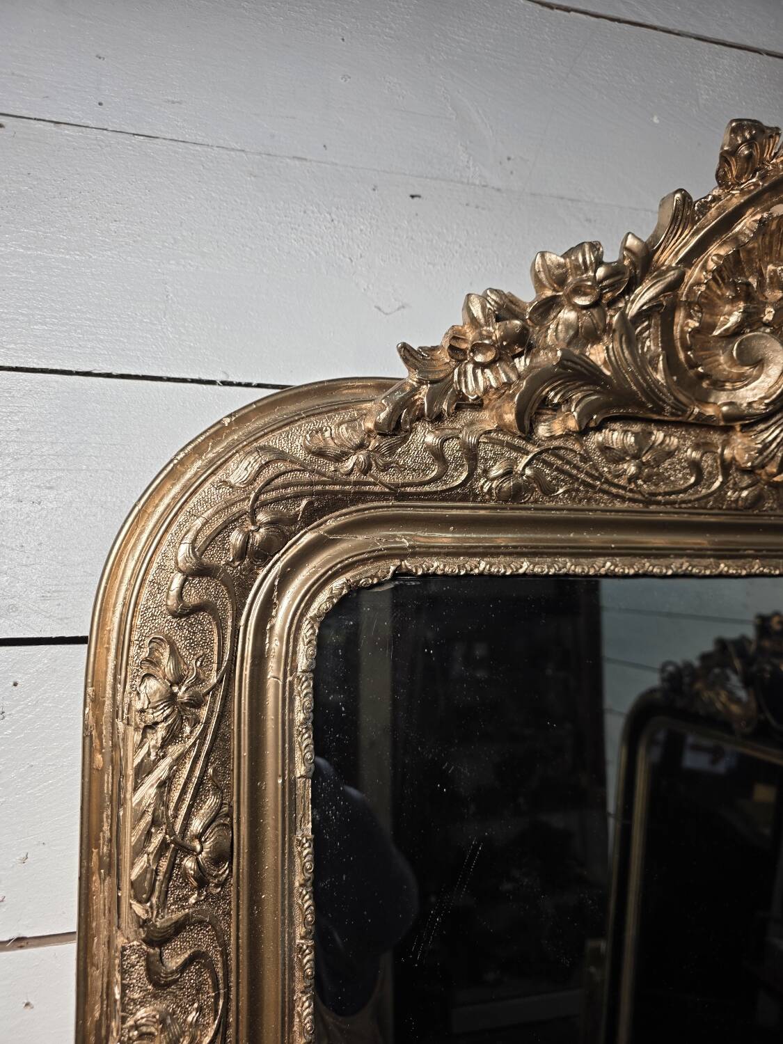 Napoleon III gilded mirror