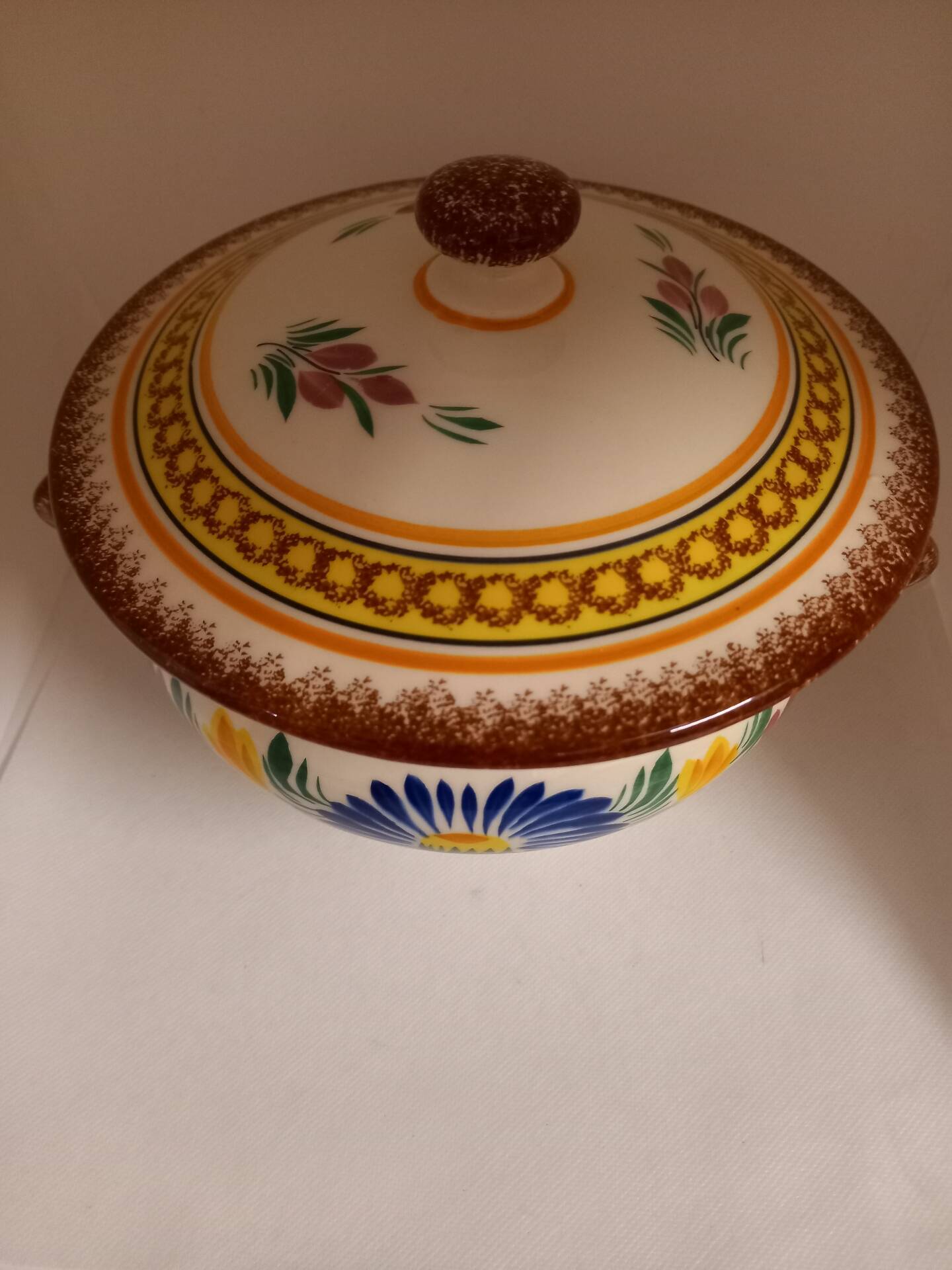 Vintage Breton vegetable dish