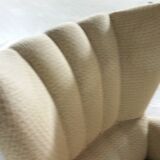 Fauteuil bergère scandinave danois années 50 60