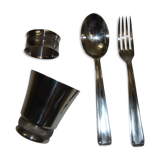 Timbale in silver baptism, 1970