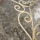 Wrought iron garden table full old garden furniture