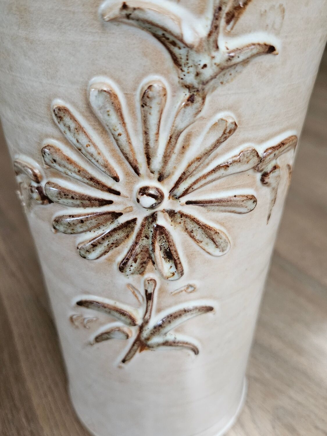 Vase en grès vintage