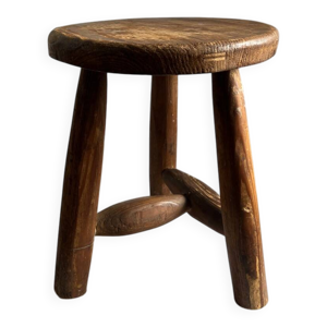 tabouret en bois massif