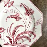 Small earthenware dish from Clairefontaine, "Indiana" service.