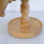 Chandelier vintage scandinave en bois