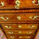 Secretary Napoleon in rosewood, violet wood and gilded bronzes.