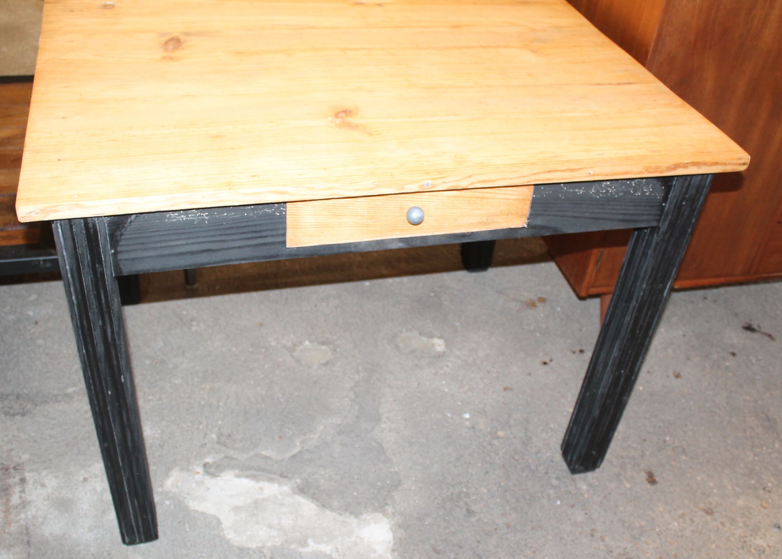 Dining room table black feet