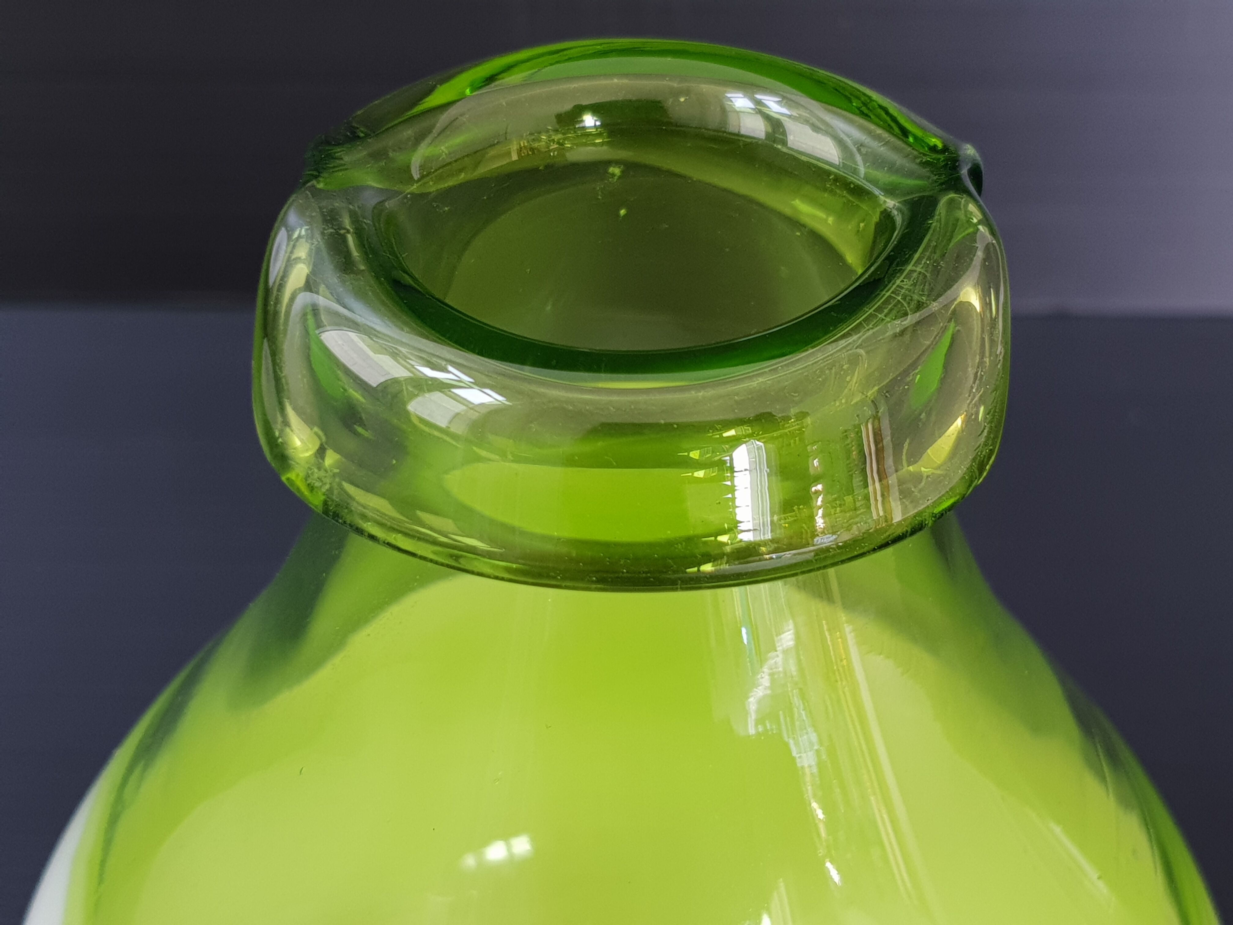 Vintage blown glass vase