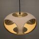 Lampe de plafond UFO à yeux de bug de l'ère spatiale *** Massive *** modèle blanc *** Belgique
