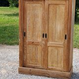 Old Parisian wardrobe 2 sliding doors
