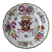 Assiette exclusive en porcelaine française de Lunéville du XIXe siècle, pei