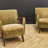 Two mid century armchairs