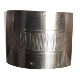 Silver plated towel round - vintage