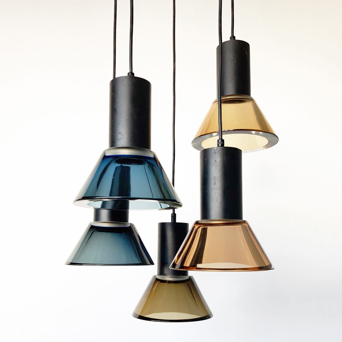 Crystal ceiling fixture by flavio poli for seguso vetri d'arte italy