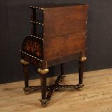 Napoleon III style marquetry cylinder desk