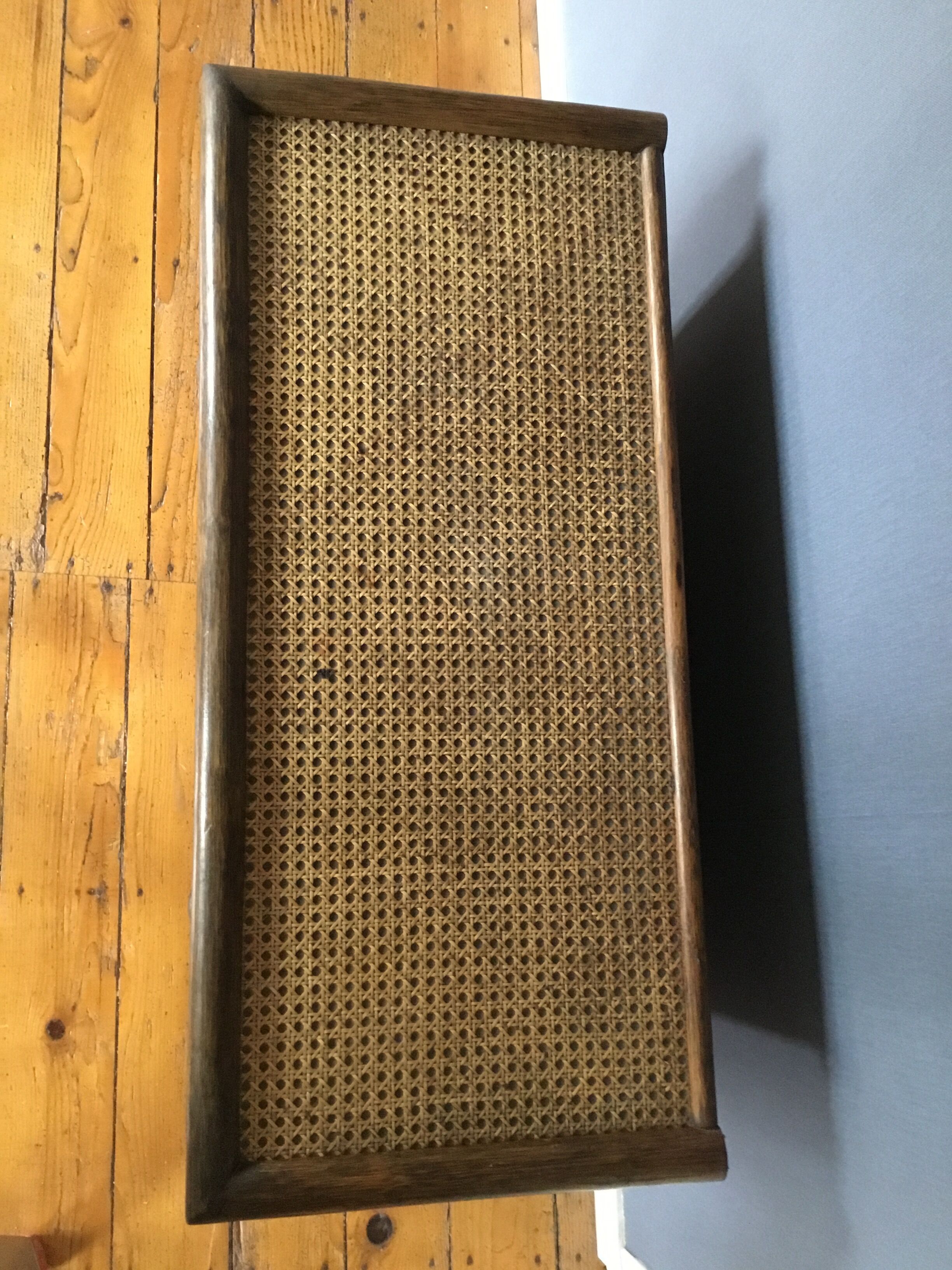 Chest of drawers caning and wood