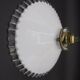 White opaline wall light