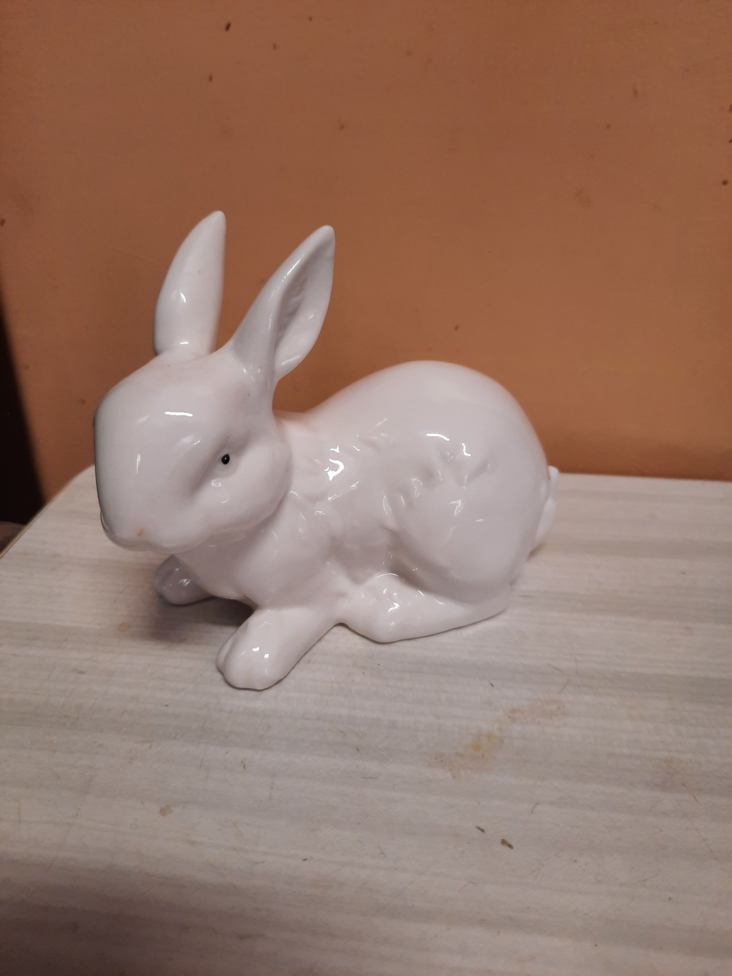 White porcelain rabbit