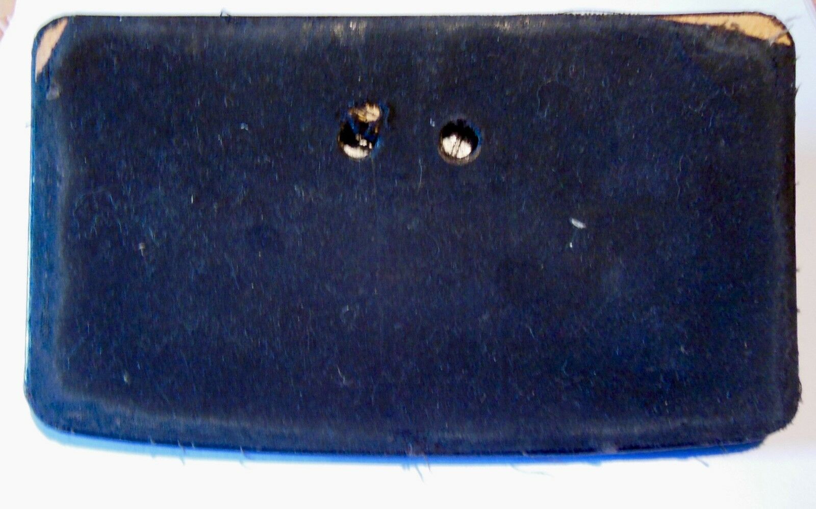 Ancien calendrier perpétuel de bureau vintage socle cuir