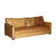 Three-seater leather sofa Viscount William Halo Timothy Oulton