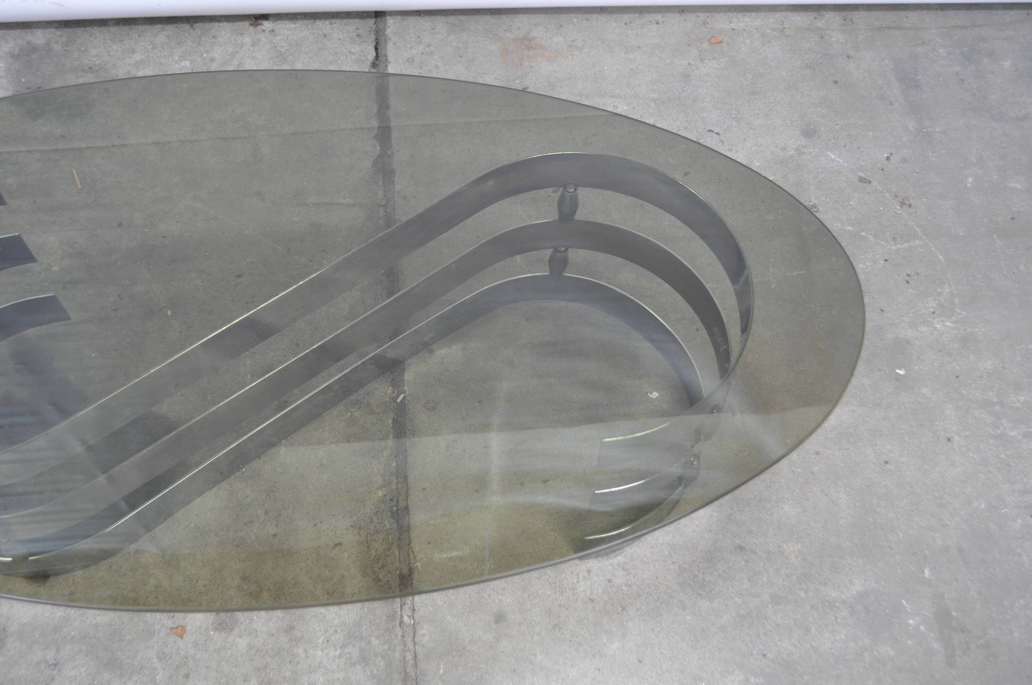 Italian designer coffee table 1970s