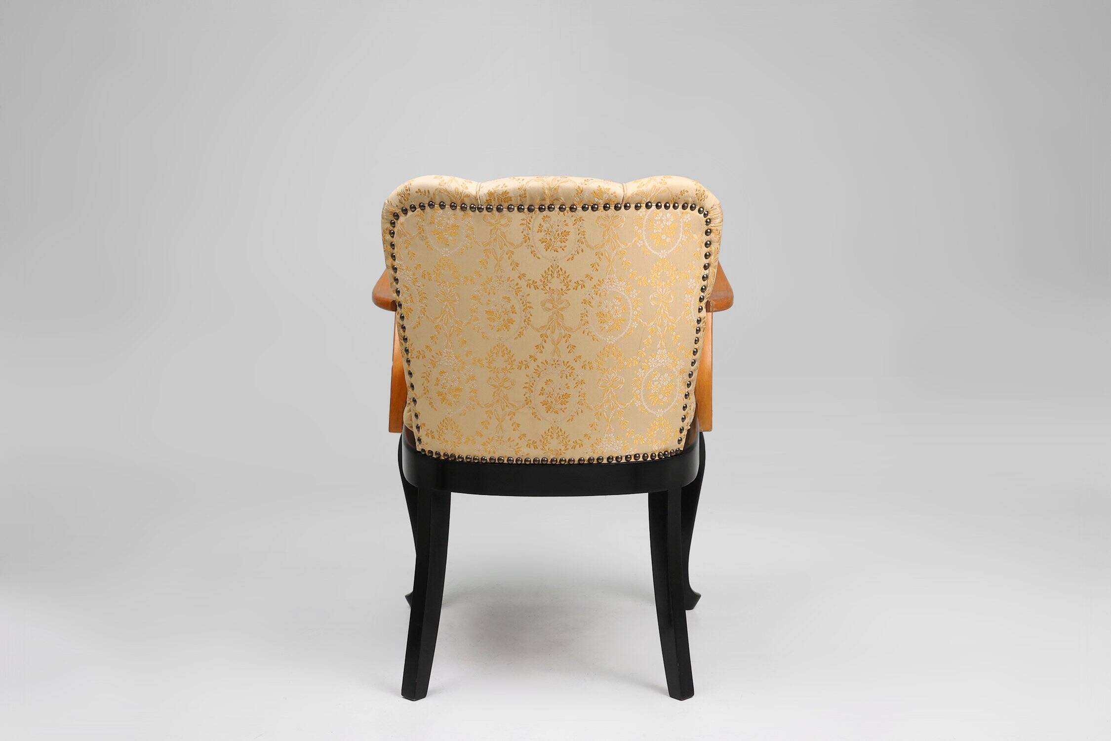 Art Deco Side Chair in Beech, France ca. 1940