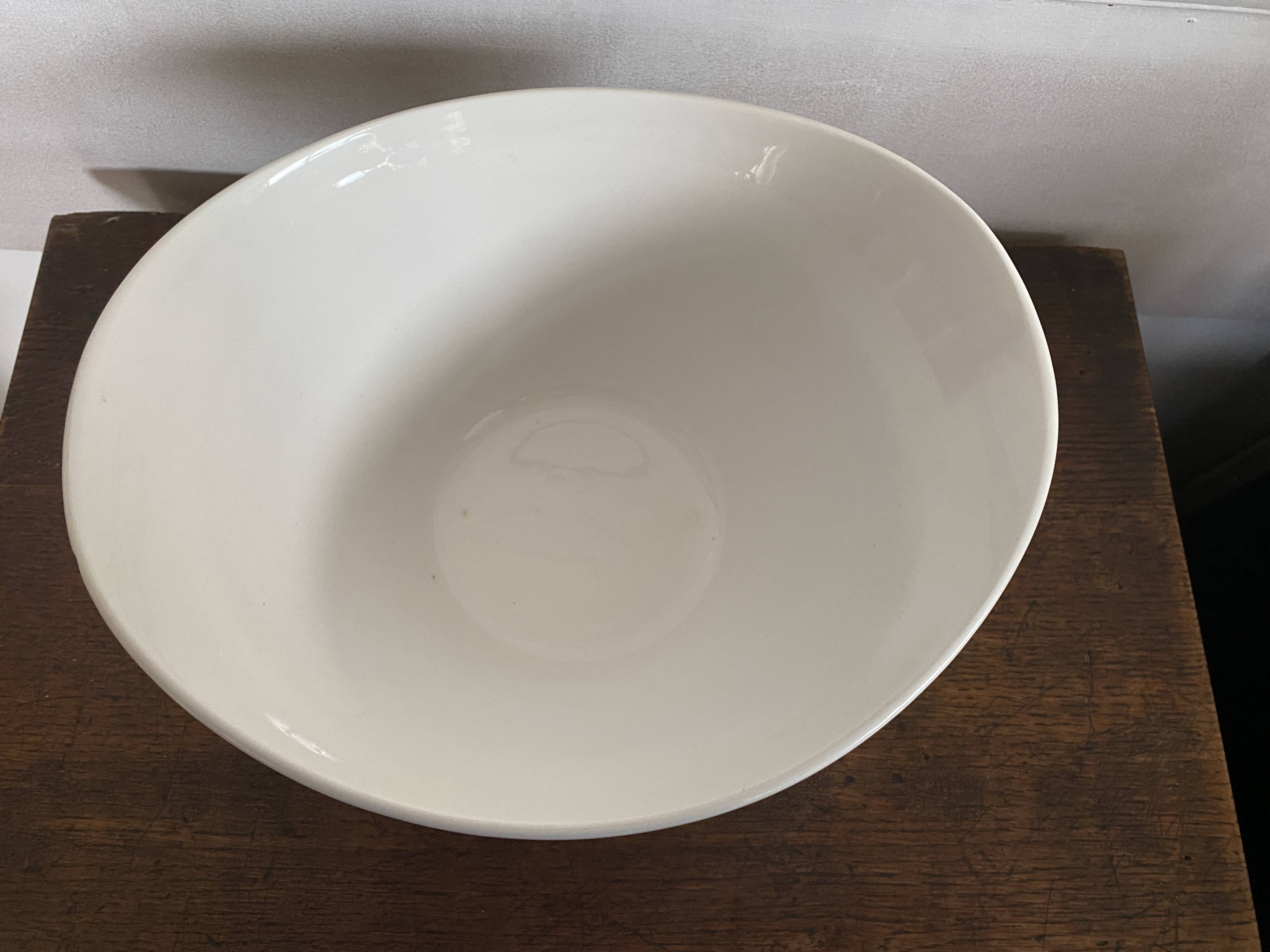 Large vintage salad bowl - Moulin des loups d'Orchie