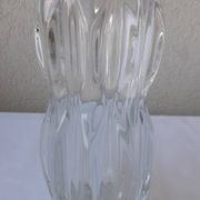 Pressed glass vase