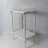 old wooden side table