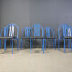 Ensemble de chaises Nr 222 par Robert Mallet-Stevens, années 1980, ensemble de 7.