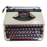 Machine à écrire vintage Olympia Werke Splendid 66 dans sa valisette de transport