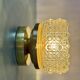 Vintage glass moulded globe wall/ceiling light.