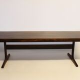 Table basse en bois de rose des années 1960