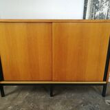 Vintage top sideboard from the 80s, sliding doors