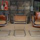 Set of 6 model b32 cesca marcel breuer chairs, italy 1970s