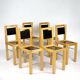 Set of 6 Bla Station chairs
