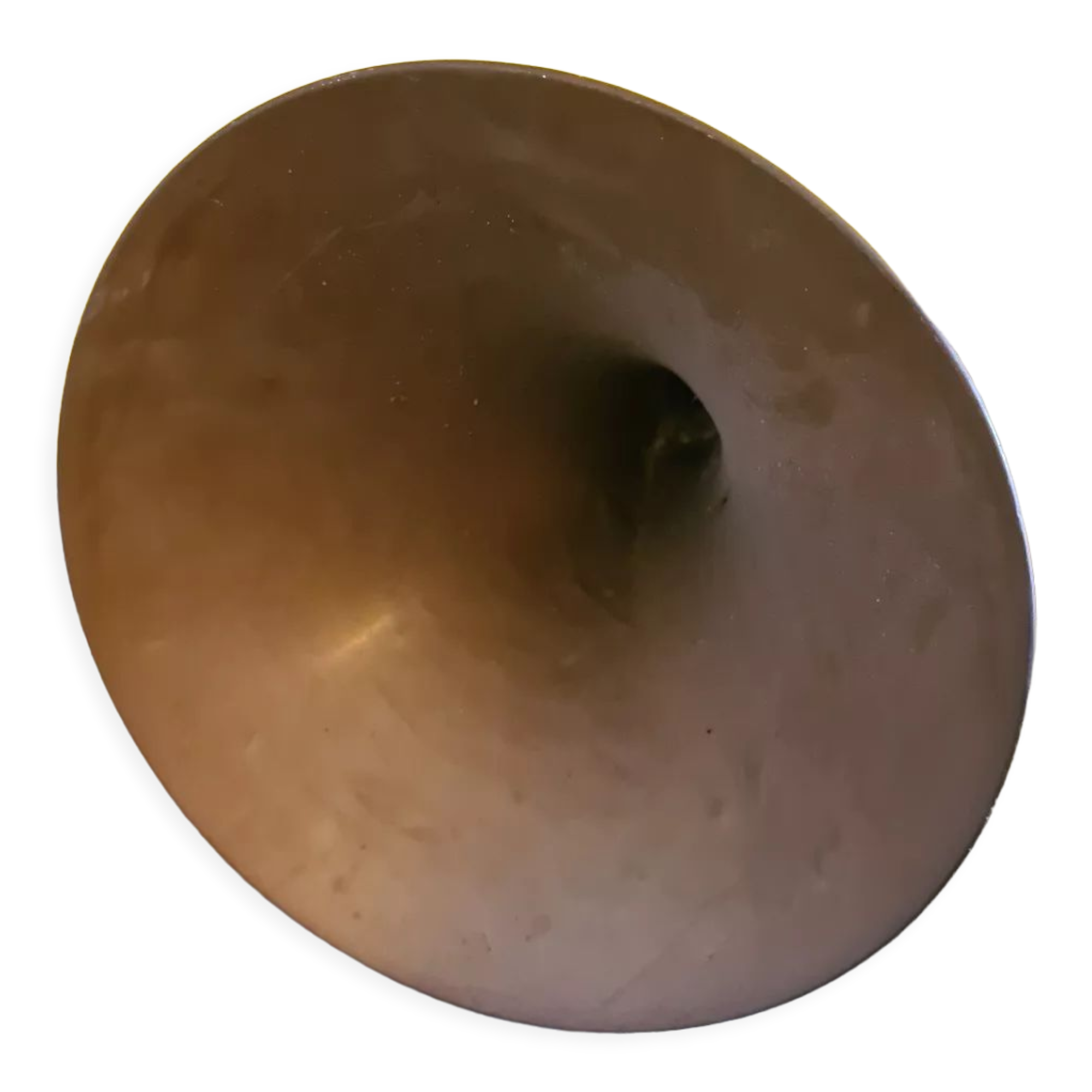 Antique French Copper Hunting Horn, Late 19th Century.