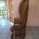 Emmanuelle Peacock vintage armchair 70
