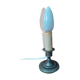Lampe salon chevet bougeoir base étain