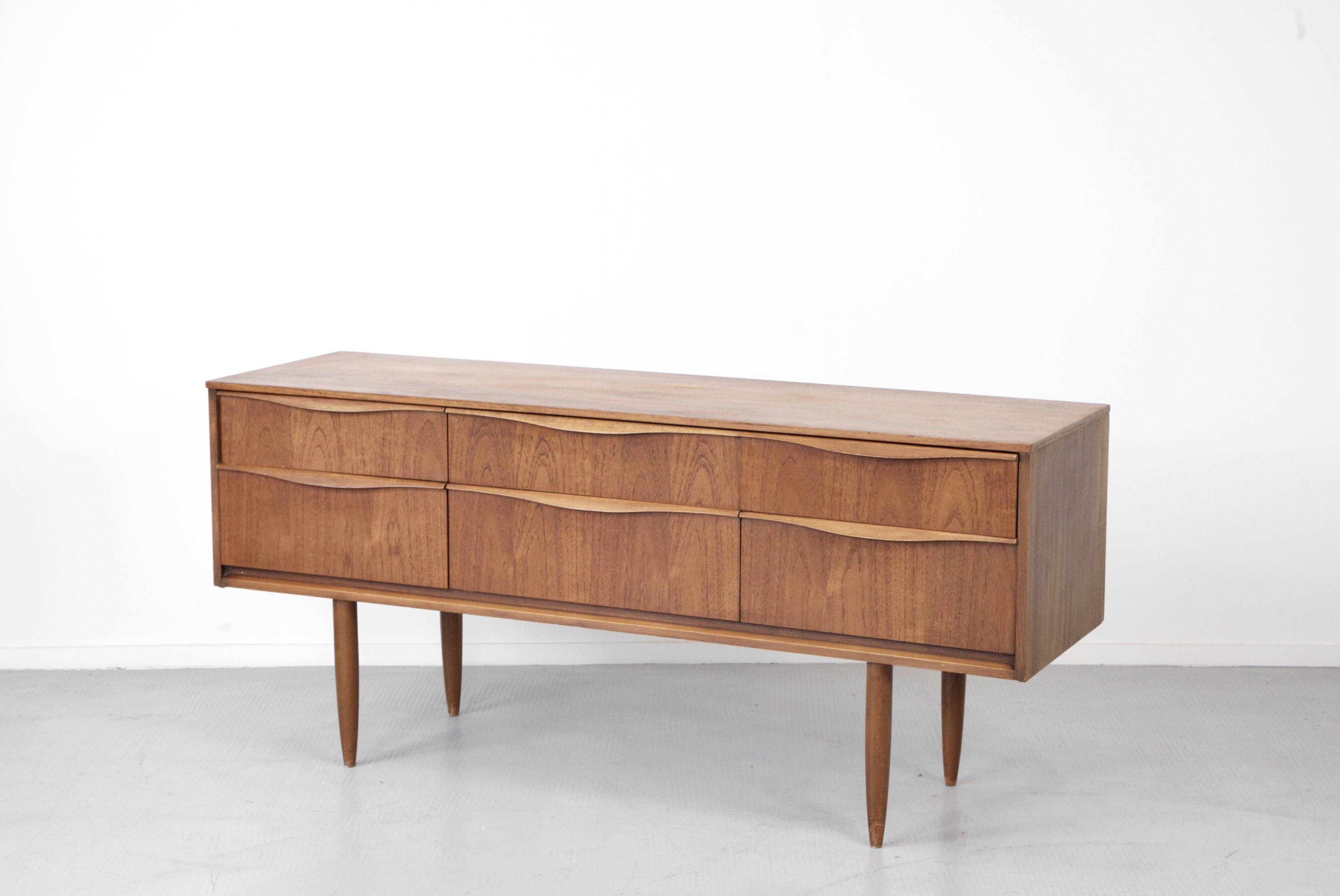 Vintage 'Austinsuite' Teak Dressing Table /Drawers/ Sideboard. Delivery. Mi