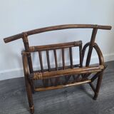 Bamboo magazine rack